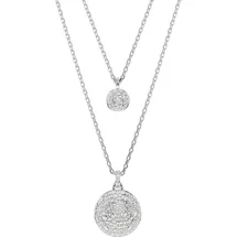 Swarovski Meteora Kette mit Anhänger Weiß / Silber