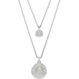 Swarovski Meteora Kette mit Anhänger Weiß / Silber