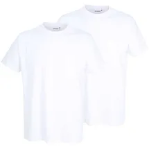 Götzburg Wäsche T-Shirt mit Rundhalsausschnitt im 2er-Pack, weiss XXXL