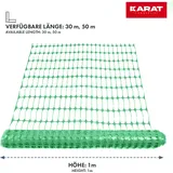 Floordirekt Absperrzaun Chester 50 m x 100 cm Grün/Kunststoff