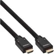 InLine HDMI-Kabel 15 m schwarz/gold