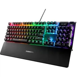 SteelSeries Apex 5 hybrid-mechanische Gaming Tastatur, kabel, Tastenweise RGB-Beleuchtung, Rahmen aus Aluminium in Flugzeugquali