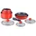 HERZBERG HG-5000 Topf-Set 10-tlg. Kochgeschirr + Pfanne