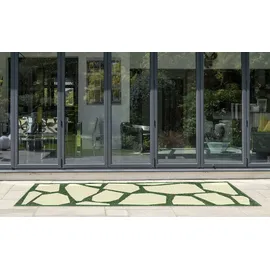 Möbel Kraft In- und Outdoorteppich , grün , Synthetische Fasern , Maße (cm): B: 80