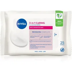 Nivea Face Cleansing sanfte Feuchttücher mit Mandelmilch 25 St.