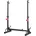 Cage Squat Heimfitnessstudio verstellbarer Höhe Breite 250 kg Tragkraft Krafttrainingsgerät Hantelablagen J-Haken Bankdrücken Kniebeugen Gewichtheben