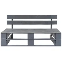 vidaXL Gartenbank 25 x 55 x 25 cm Grau