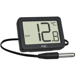 TFA Thermometer - digital - Schwarz