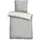 Traumschlaf Uni Flanell sturmgrau 155 x 200 cm + 80 x 80 cm
