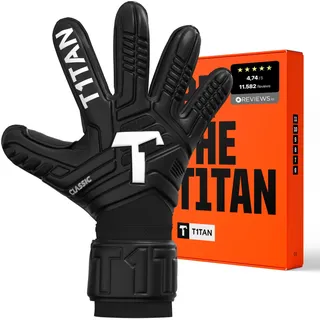 T1TAN Classic 1.0 Black-out Torwarthandschuhe - Black - 10