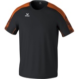 Erima EVO Star leichtes T-Shirt (1082410), schwarz/orange, XXXL