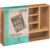 Five 5five Simply Smart Besteckkasten 5 fächer bambus