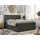 MKS Boxspringbett PREMIUM 10 KING 160/200 Dunkelgrau Struktur - H3