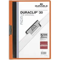 Durable 25 DURABLE Klemmhefter DURACLIP orange