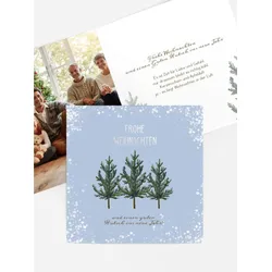 Einladungen Weihnachtskarten selbst gestalten mit Spruch und Fotos im Onlinedesigner bei Meine-Kartenmanufaktur.de