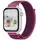 SaveFamily SaveWatch Plus 4G BT 40 mm Aluminiumgehäuse silber Textilarmband lila M