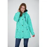 Regenjacke DEPROC ACTIVE "Friesennerz HALIFAX UMBRELLA" Gr. 46 (L), blau (türkis) Damen Jacken auch in Großen Größen erhältlich