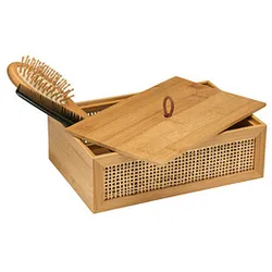 WENKO Allegre Ordnungsbox braun 22,0 x 15,0 x 7,0 cm