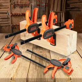 luxuskollektion Einhandzwingen Set 4 Stück Profi Schraubzwingen