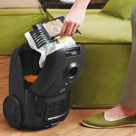 Hoover HE120PET Zylinderstaubsauger Parquet Schwarz