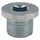 KS Tools 430.2041 Ölablassschraube, Innen4kant 8mm, M16x1,5x13mm, 25er-Pck