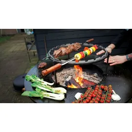 Ofyr Grillspieß 105 cm Edelstahl weiß