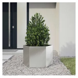 vidaXL Sechseckig 69 x 60 x 45 cm Weiß