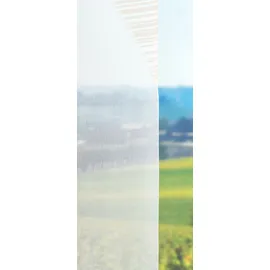 Lysel Schiebegardine Linienglanz transparent mit Wellen in den Maßen 245 cm x 60 cm