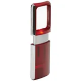 Wedo Lupe eckig beleuchtet rot