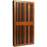 Bluetone Acoustics Slat AbFuser Akustikplatte – Schalldämmung – Akustik Absorber und diffusor - Akustikpaneele für die Raumakustik – Acoustic Panels – Akustikelement (100x50x6cm, Teak)