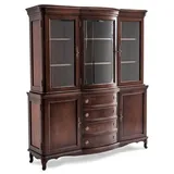 JVmoebel Vitrine 50 x 200 x 175 cm Braun