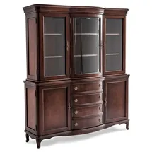 JVmoebel Vitrine 50 x 200 x 175 cm Braun