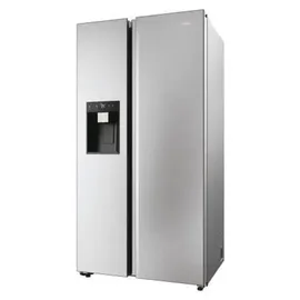 Haier HSW59F18EIMM Side-by-Side (601 l, 1775 mm hoch, Edelstahl)