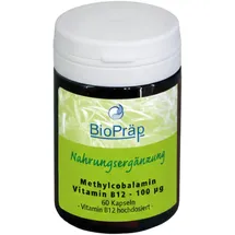 BioPräp Biologische Präparate Handelsgesellschaft mbH Methylcobalamin Vitamin B12 100 [my]g Kapseln