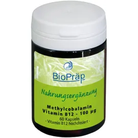 BioPräp Biologische Präparate Handelsgesellschaft mbH Methylcobalamin Vitamin B12 100 [my]g Kapseln