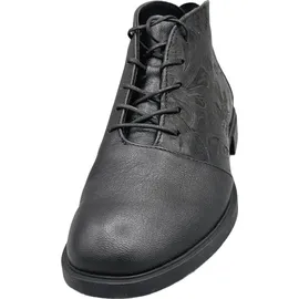 THINK! NINA chromfrei gegerbte Leder Stiefelette 3-001196, SCHWARZ/KOMBI 0010, 39,5