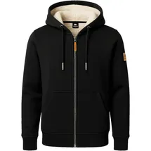 Forsberg Kapuzenjacke mit Teddyfutter schwarz M