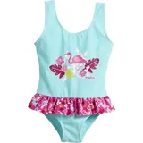 Playshoes UV-Schutz Badeanzug Flamingo blau