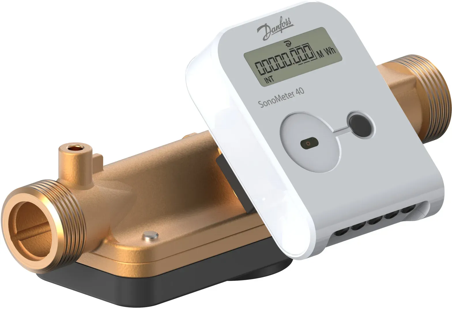 Danfoss Wärme-/Kältezähler SonoMeter 40 QP6 DN25 R PN25 24V Modbus Pu IP65 kWh