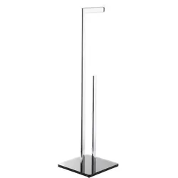 Optima Toilettenpapierhalter Glass Chrom/Schwarz Metall, Glas GLASZASDRZPAP