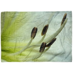 Sinus Art Handtücher Handtuch Strandhandtuch Saunatuch Kuscheldecke mit Fotomotiv Blüte Nahaufnahme, Baumwolle-Polyester-Mix (1-St), Handtuch 100 cm x 180 cm