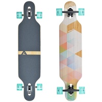 Apollo Longboard Twin Tip DT Longboard 39", aus Holz mehrlagig verleimt für Idealen Flex & Stabilität bunt