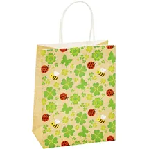 TSI Geschenktüten Kleeblatt Motiv 18,0 x 23,0 cm, 12 St.