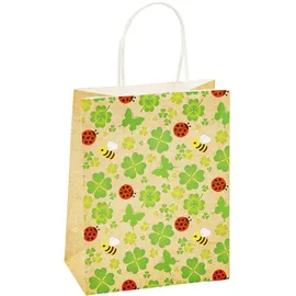 TSI Geschenktüten Kleeblatt Motiv 18,0 x 23,0 cm, 12 St.