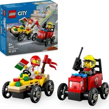 LEGO City Pizzalieferwagen vs. Löschauto 60458