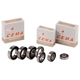 Cema Nabenlager Cema 6900 Ceramic 10 x 22 x 6 mm Silver