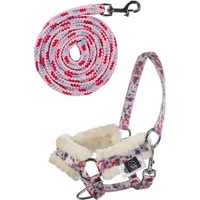 HKM Hobby Horsing Halfter und Strick Flower,