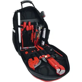 Rothenberger Profi-Werkzeugset 34-tlg. - Rucksack für Heizung, Sanitär, Klima