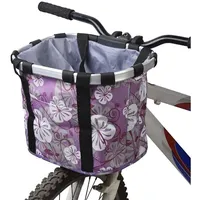 Abnehmbarer Fahrradkorb Aus Segeltuch Vorne, Haustierkorb, Rahmen Aus Aluminiumlegierung