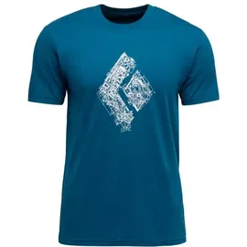 Black Diamond Engineered Diamond S/S Tee Blau L